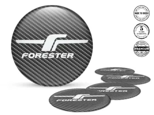 Subaru Resin Domed Stickers Style Stylish Wheel Logos